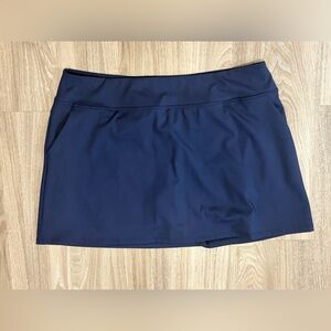 Tommy Bahama Women's Navy Golf Skort Quick Dry Moisture Wicking Size XL